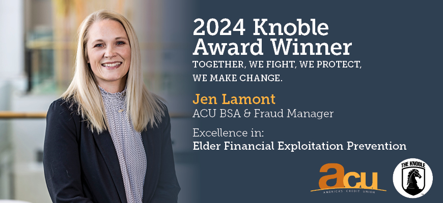 Jen Lamont Honored with 2024 Knoble Award