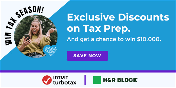 Get Your Maximum Refund and Special Savings on TurboTax and H&R Block! 11